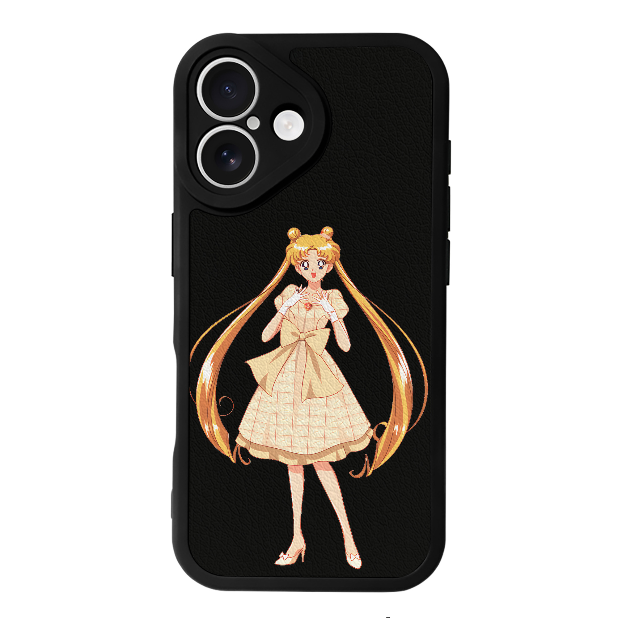 （画像用） 美少女戦士セーラームーン 愛野 美奈子 あいの みなこ Sailor Moon Aino Minako 【iPhone 16シリーズ対応】シリコンスマホケース（レザー調） 材質：シリコン